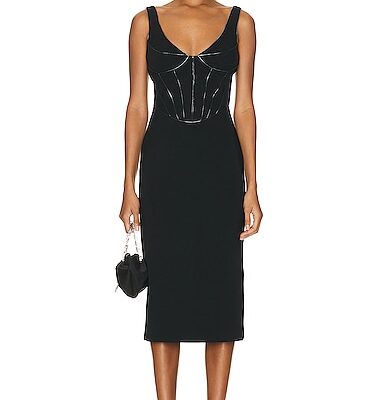 ET OCHS Valerie Corset Midi Dress