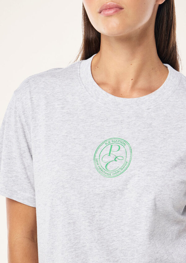 P.E Nation Exposition 2 Tee In Grey Marl - Image 2