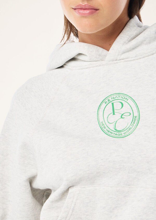 P.E Nation Exposition Hoodie In Grey Marle - Image 2