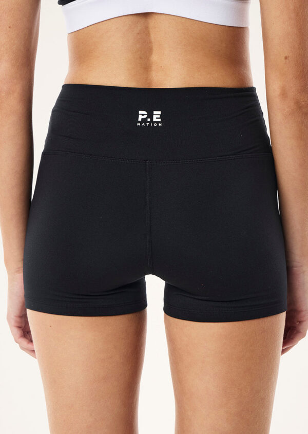 P.E Nation Flow 3" Bike Short In Black - Image 3