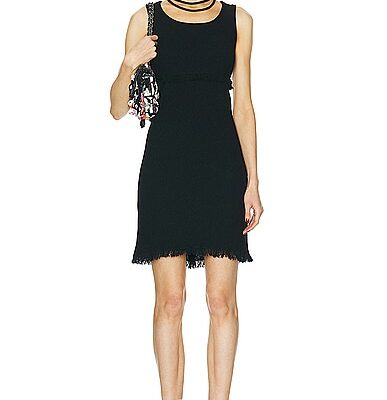 FWRD Renew Chanel Coco Choker Dress