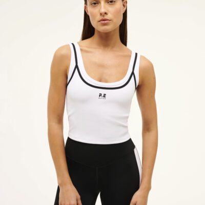 P.E Nation Forward Tank In Optic White
