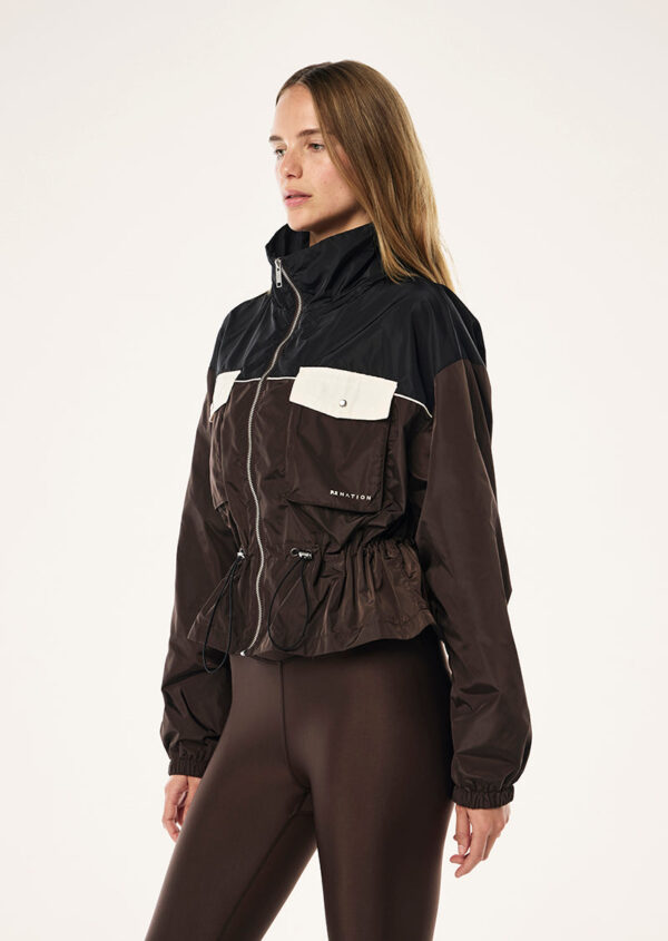 P.E Nation Global Frontier Jacket In Espresso - Image 3