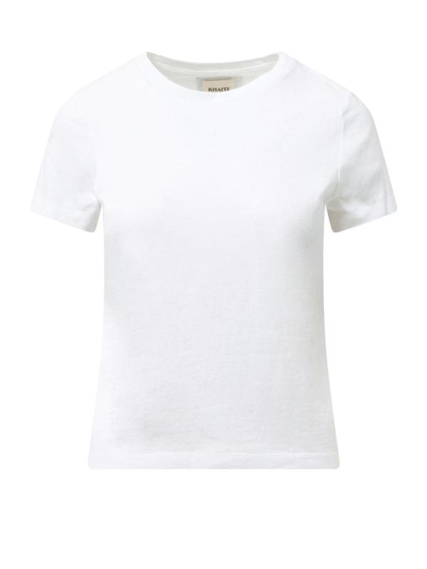 Khaite Samson T-Shirt in White - Image 2