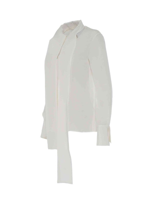 Givenchy Silk Blouse in White - Image 2