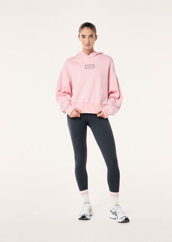P.E Nation Global Hoodie In Chalk Pink - Image 3