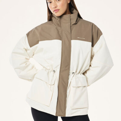P.E Nation Guild Jacket In Whisper White