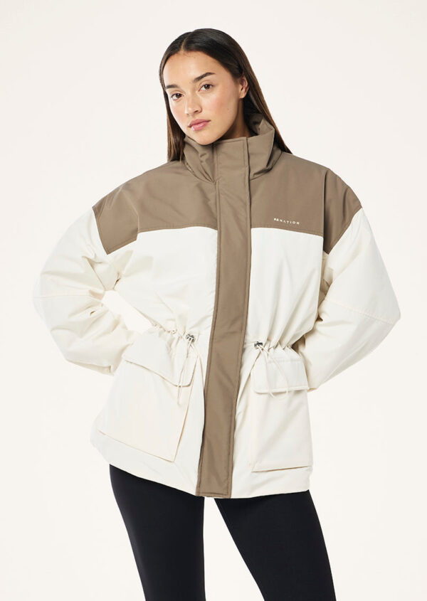 P.E Nation Guild Jacket In Whisper White