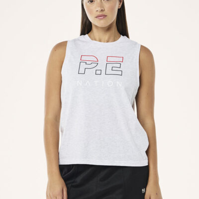 P.E Nation Heads Up Tank In Grey Marle