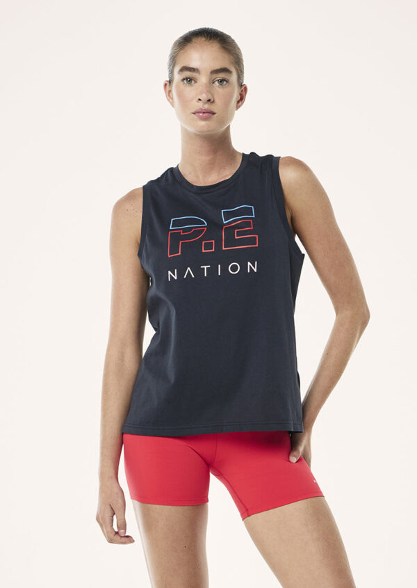 P.E Nation Heads Up Tank In Marine Blue