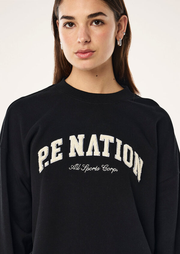 P.E Nation Global Heritage Sweat In Black - Image 2