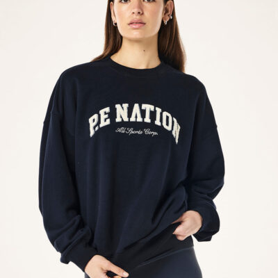 P.E Nation Global Heritage Sweat In Dark Sapphire