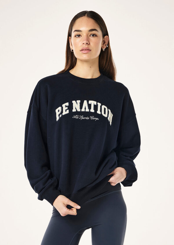 P.E Nation Global Heritage Sweat In Dark Sapphire