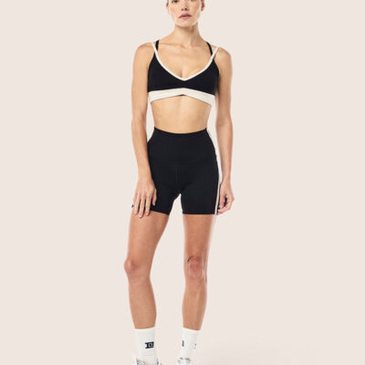 P.E Nation Highgate 5" Bike Short In Black & Cloud
