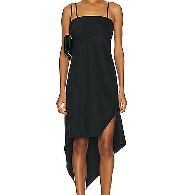 Helmut Lang Scarf Hem Dress