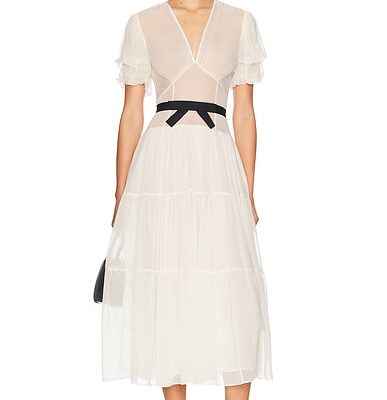 Helsa The Sasha Dress in Silk Chiffon