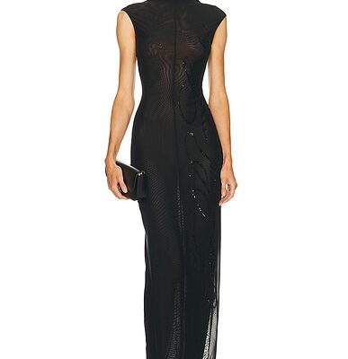 Jean Paul Gaultier Sequined Long Dress