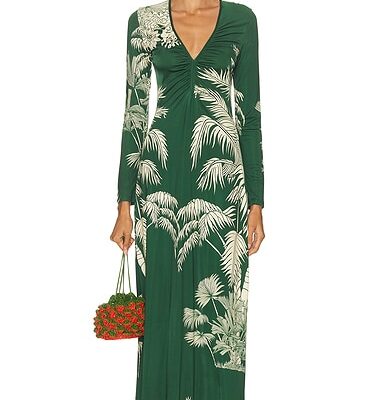 Johanna Ortiz Alma Boradada Midi Dress