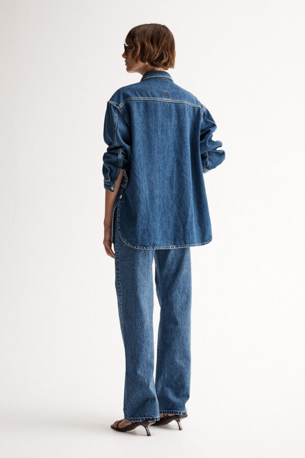 Elka Collective Odin Denim Shirt Dark Indigo - Image 5