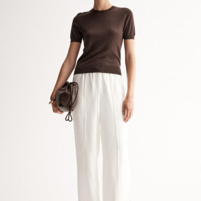 Elka Collective Ash Knit Tee Chocolate