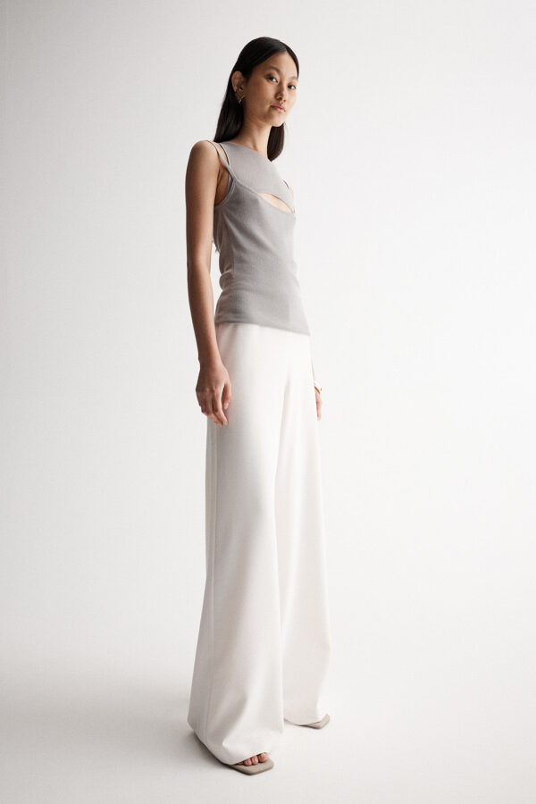 Elka Collective Lealah Knit Tank Dusty Sage - Image 3