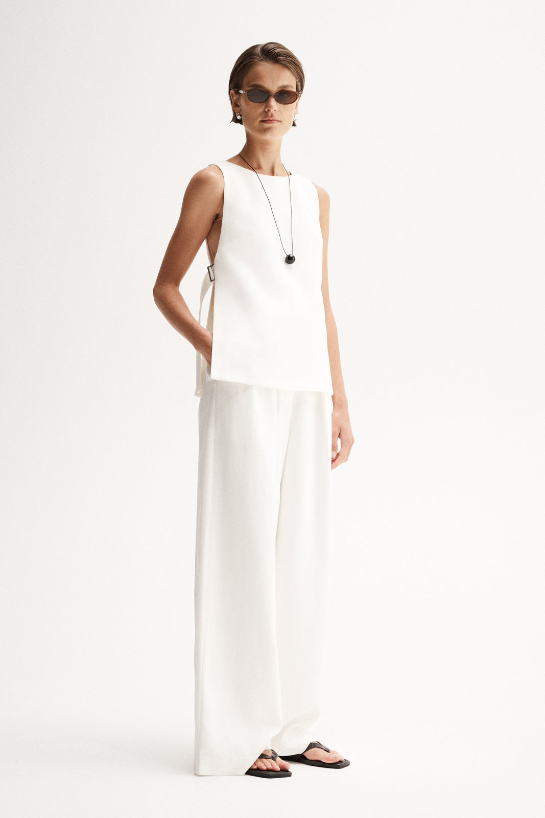 Elka Collective Isabella Top White - Miss Nelly