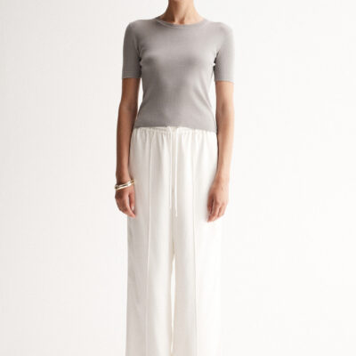 Elka Collective Amara Knit Tee Stone