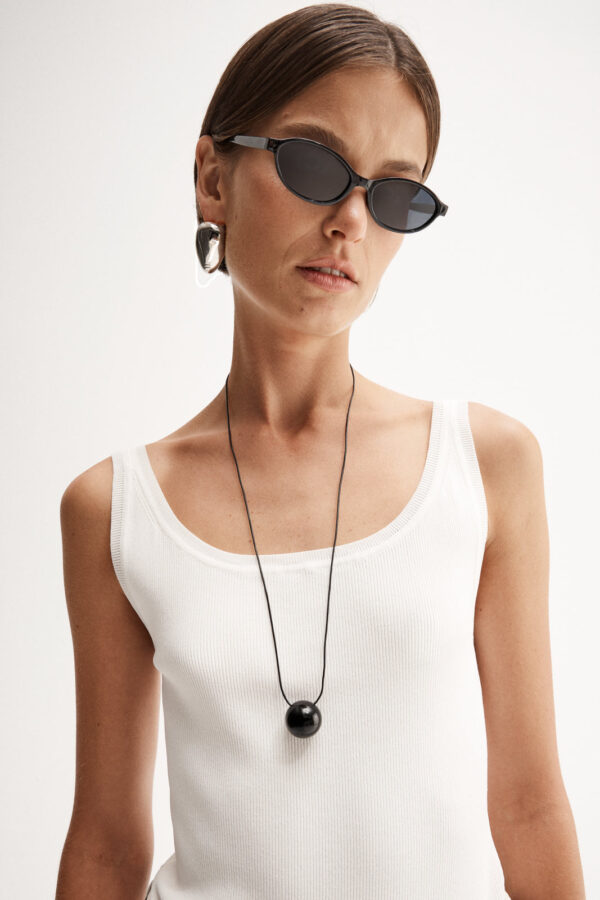 Elka Collective Coralie Knit Top White - Image 4