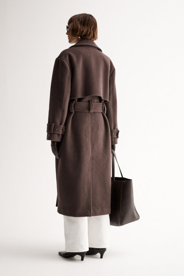 Elka Collective Arna Coat Chocolate - Image 5