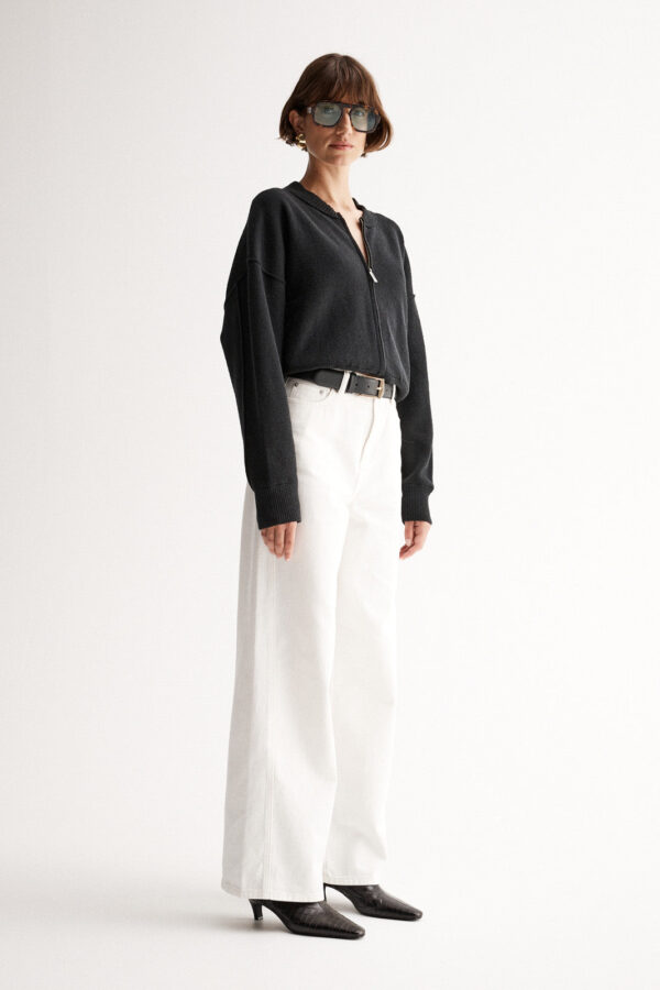 Elka Collective Lucy Knit Jacket Black - Image 3
