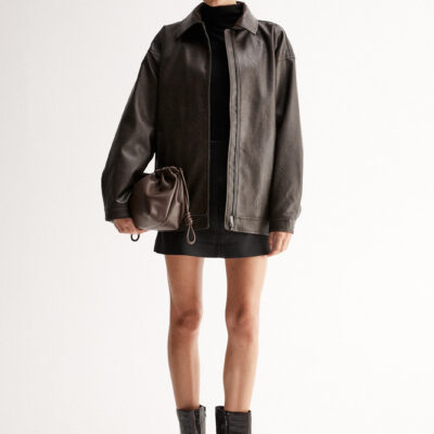 Elka Collective Melton Jacket Chocolate