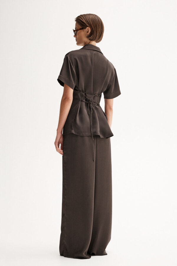 Elka Collective Eddie Shirt Chocolate - Image 5