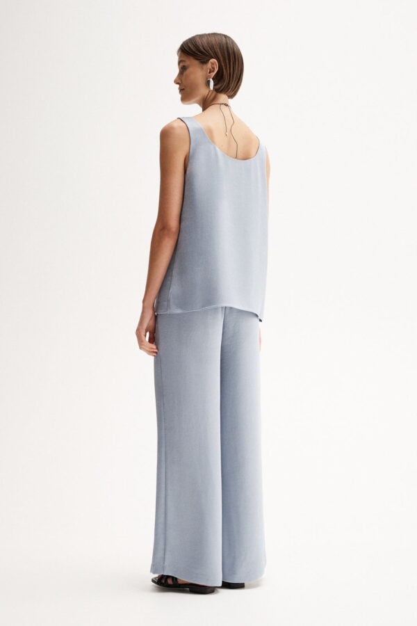 Elka Collective Eleanor Pant Dusty Blue - Image 5