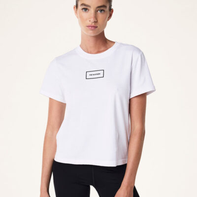 P.E Nation Kite Tee In Optic White