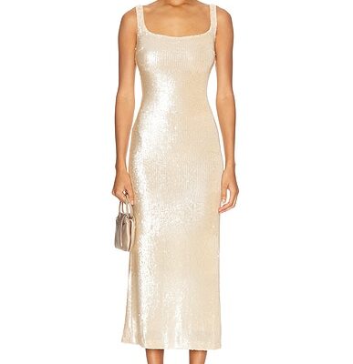 L'Academie by Marianna Ceci Sequin Midi Dress
