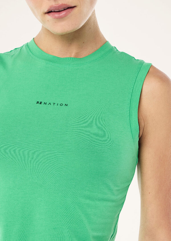 P.E Nation Lenox Tank In Kelly Green - Image 2