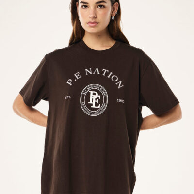 P.E Nation Global Liberty Tee In Espresso