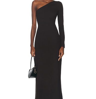 LESET Rio One Shoulder Maxi Dress