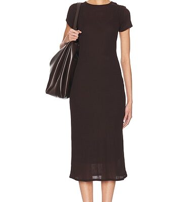LESET Rozzi Double Layer Tee Dress