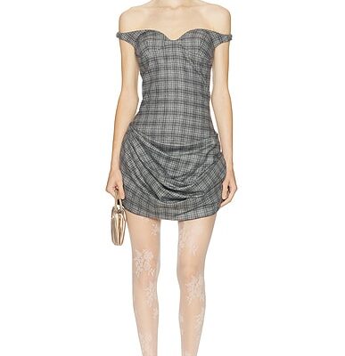 Magda Butrym Gathered Mini Dress