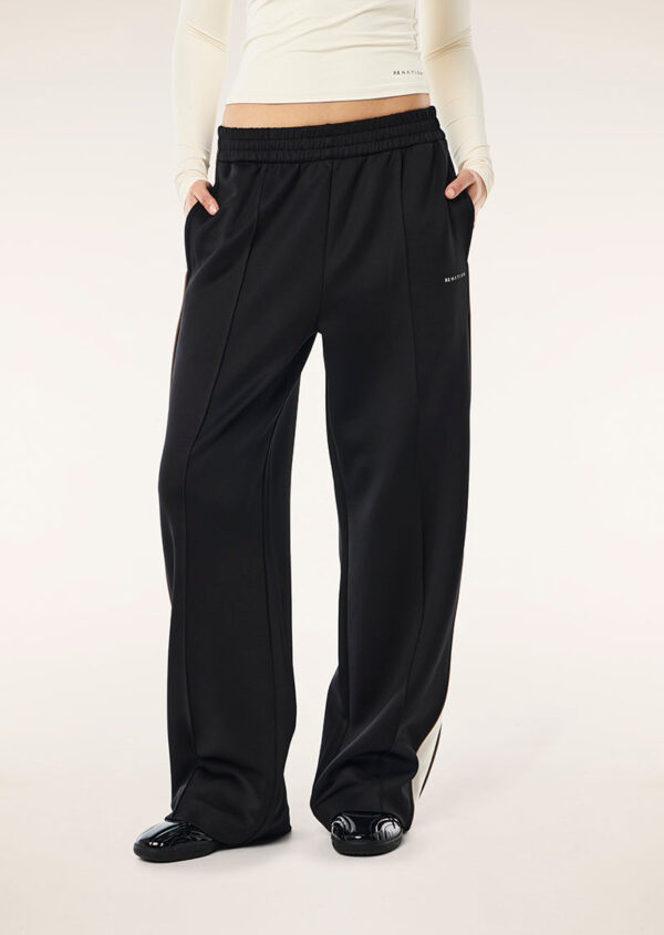 P.E Nation Global Man Down Trackpant In Black & Walnut - Image 3