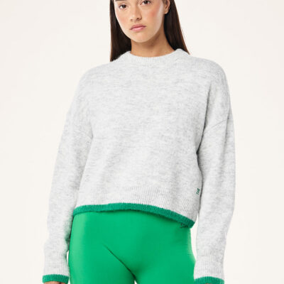 P.E Nation Marquee Knit In Grey Marle