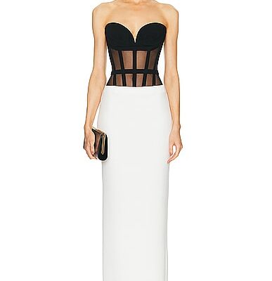 MONOT Bustier Maxi Dress