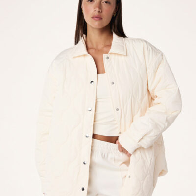 P.E Nation Moment Jacket In Whisper White