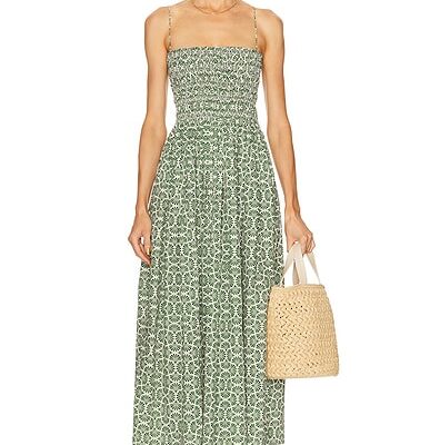 Matteau Shirred Bodice Dress