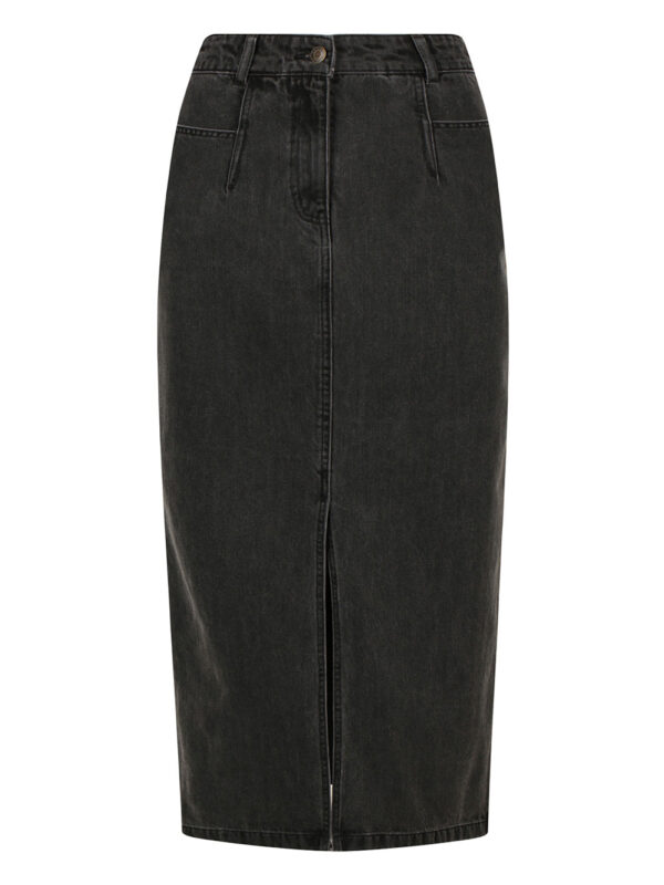 Morrison Noir Denim Skirt - Image 2