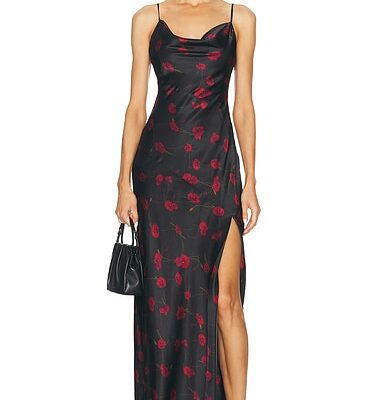 NICHOLAS Ariel Cowl Neck Long Dress