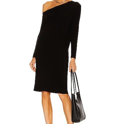 Norma Kamali Drop Shoulder Dress