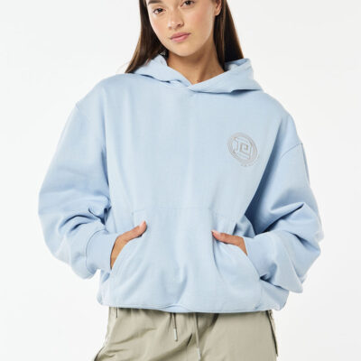 P.E Nation Output Hoodie In Dusty Blue
