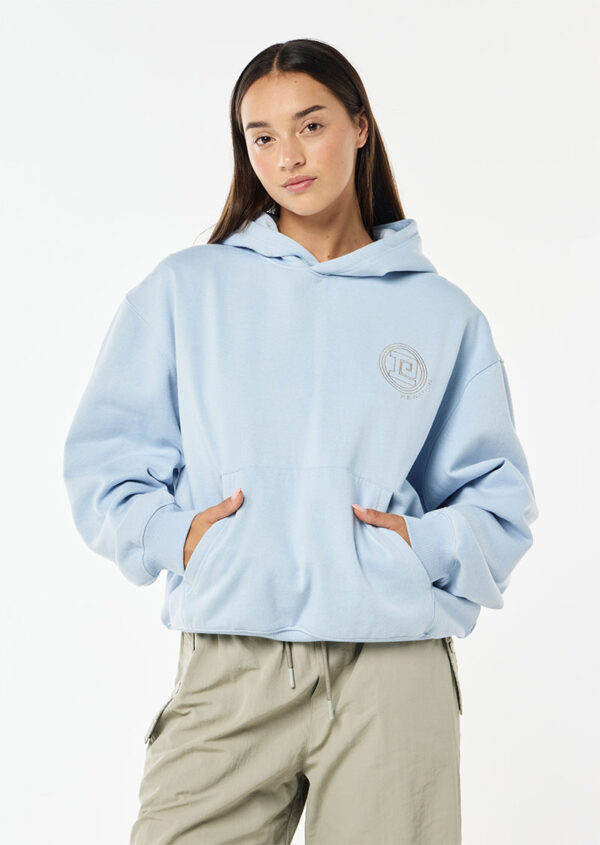 P.E Nation Output Hoodie In Dusty Blue